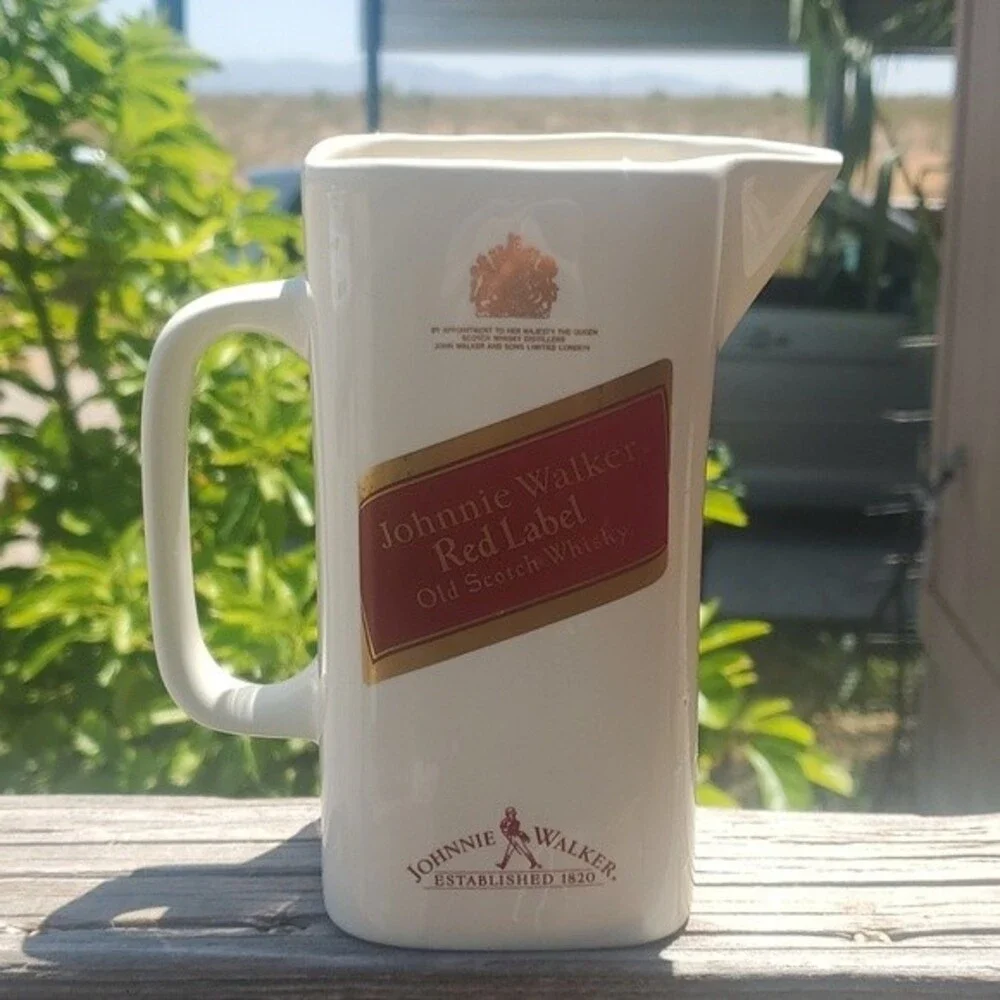 Johnnie Walker Red Label Old Scotch Whiskey Vintage Jug  by WADE  PDM England